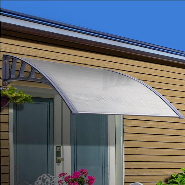 InstaHut 1.5m x 2m Window Awning Door Canopy Outdoor Patio Sun Shield DIY
