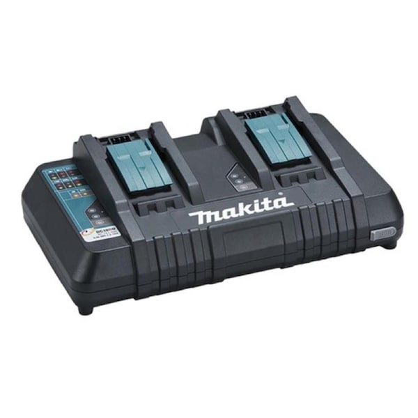 BRAND NEW GENUINE MAKITA DUAL FAST BATTERY CHARGER DC18RD 18 VOLT LI-ION