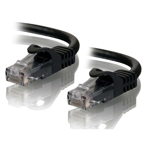 Alogic 0.5m Black CAT5e network Cable Snagless Patch Category 5e Gold-plated RJ45 [C5-0.5-Black]