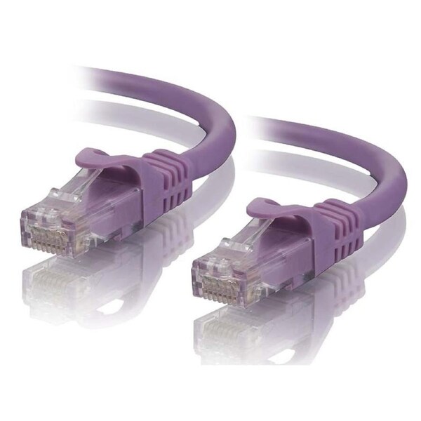 Alogic 1m Purple CAT5e network Cable Snagless Patch Category 5e Gold-plated RJ45 [C5-01-Purple]