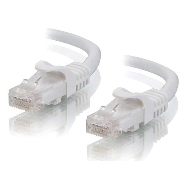 Alogic 1m White CAT5e network Cable Snagless Patch Category 5e Gold-plated RJ45 [C5-01-White]