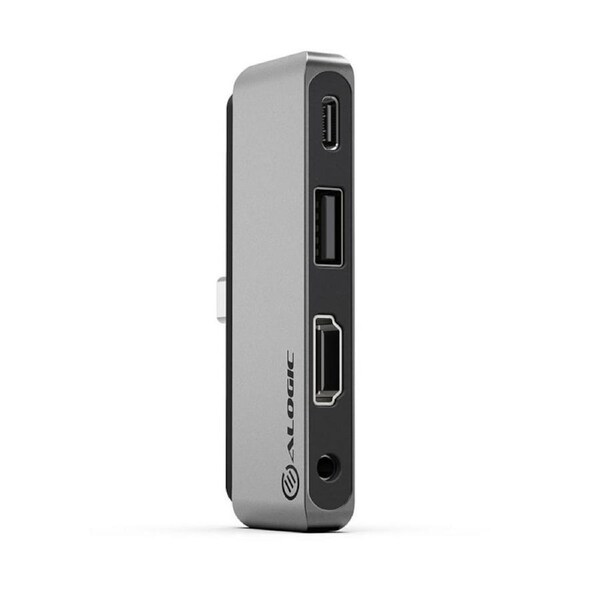 Alogic USB-C Anchor HDMI Hub USB-A USB-C PD 60W 3.5mm Audio Jack HDMI 4K@60Hz [UCANCHD]