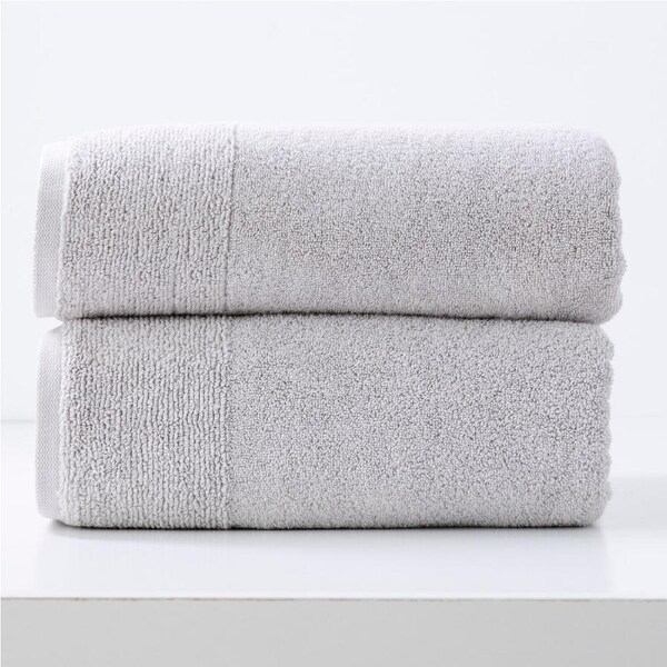 Renee Taylor Aireys 650 GSM Zero Twist 2 Pack Bath Sheet Vapour
