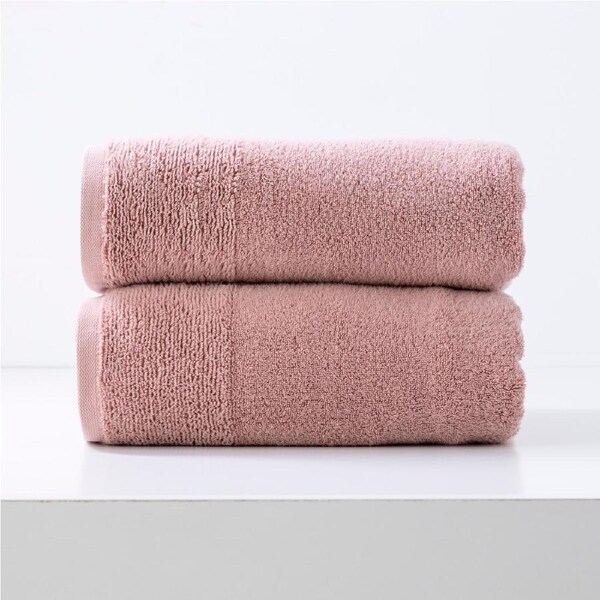 Renee Taylor Aireys 650 GSM Zero Twist 2 Pack Bath Sheet Cherwood