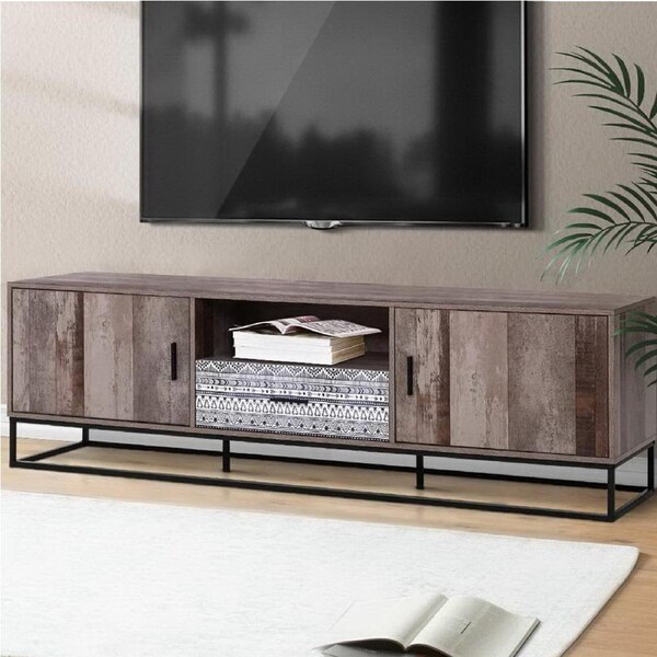 180cm Artiss TV Unit Entertainment TV Cabinet Industrial
