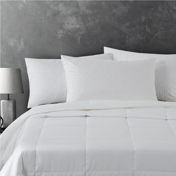 Natural Home Cotton Quilted Pillow Protector - Standard