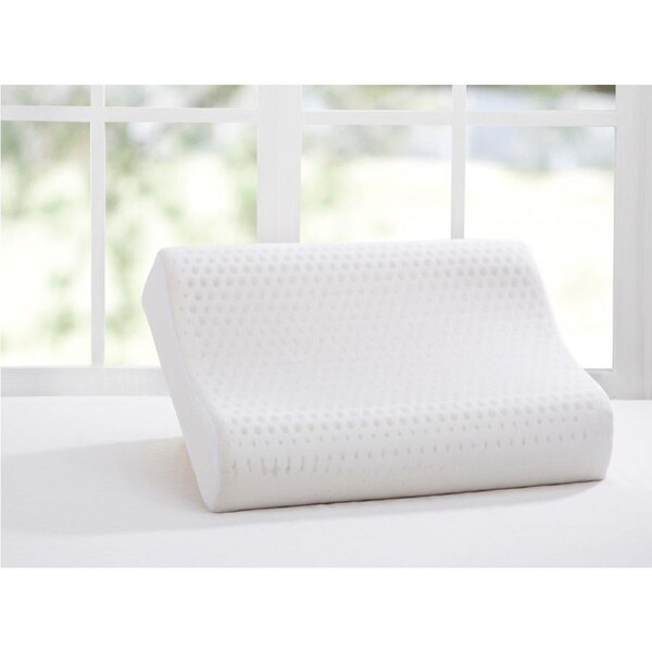 Dreamaker 100% Natural Contoured Pincore Latex Pillow - 60x40cm