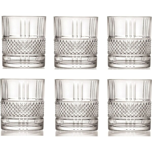 RCR Brilliante Crystal Liquor Glasses 337ml - Set Of 6