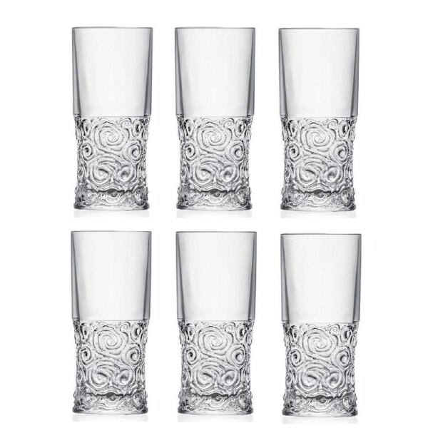 RCR Mixology Soul Crystal Highball Tumblers Set of 6 - 350ml
