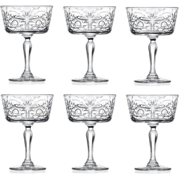 RCR Tattoo Champagne Dessert Goblet Set 6 - 268ml
