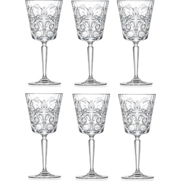 RCR Tattoo Wine Goblets Set 6 - 290ml