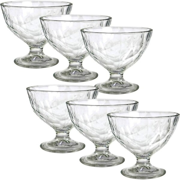Bormioli Rocco Diamond 360ml Dessert Bowls Set 6