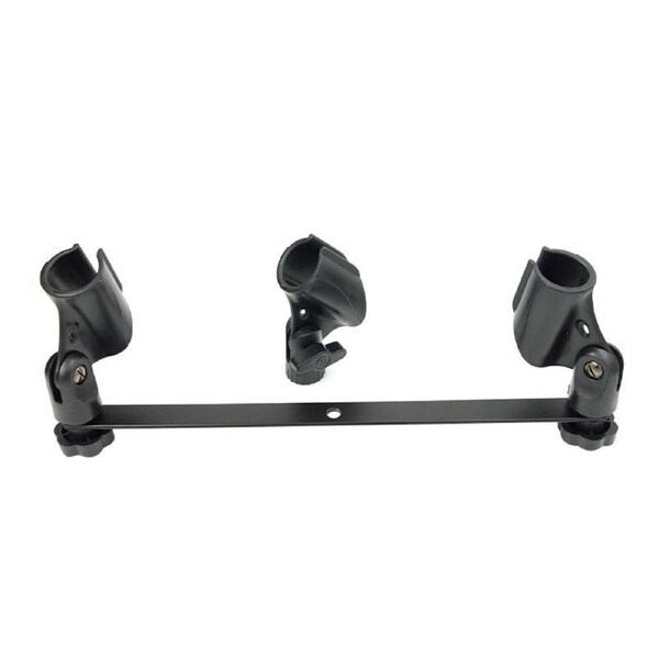 Precision Audio Three Microphone Holder Clip-On Adjustable Stand M22