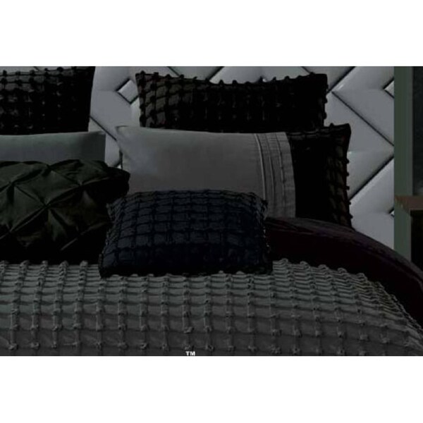 Cossette Black Square Cushion Cover Single Pack