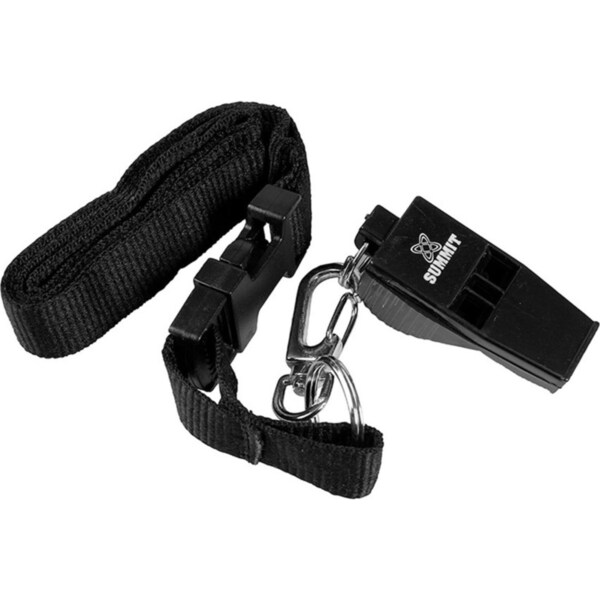 Summit Pealess Sports Whistle w Lanyard Professional Referee Match Training