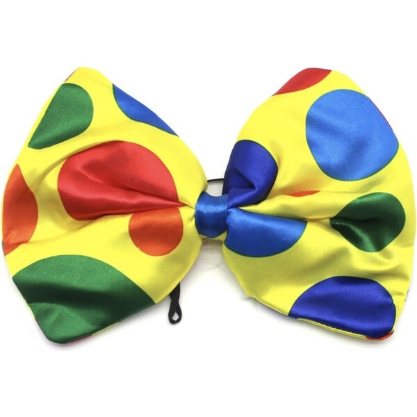 Clown Bow Tie Fancy Dress Costume Circus Jester Funny Dress Up