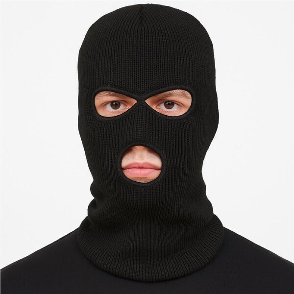 WARM KNITTED Thermal BALACLAVA Motorbike Biker Ski Snowboard Hat Face Hood Mask