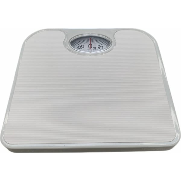 130kg Mechanical Bathroom Scales Weight Checker Kilo Kg Kilograms White