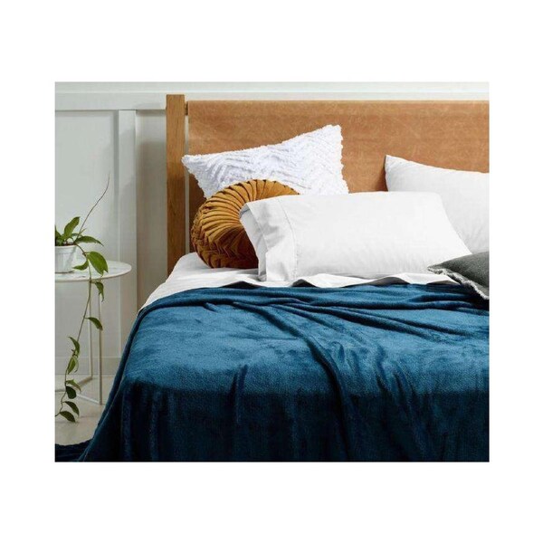 Accessorize Ink Blue Blankets Blush