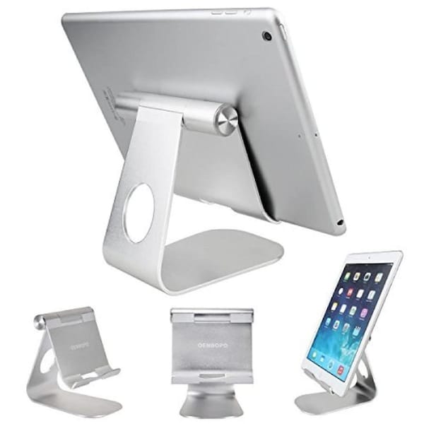 Tablet Stand Holder , iPad Stand , 270° Rotatable Aluminum Desktop