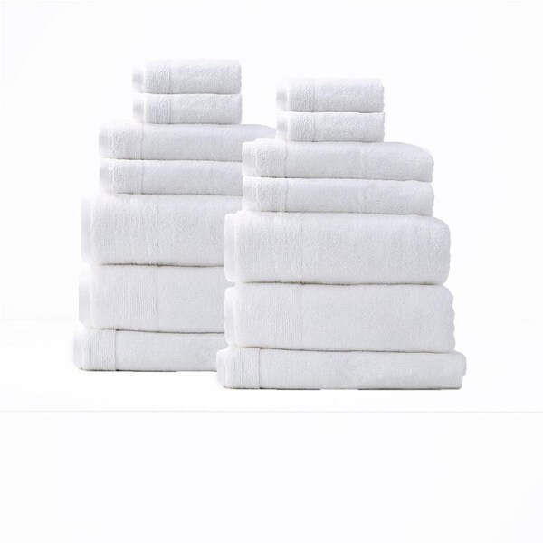 Renee Taylor Aireys 650 GSM Zero Twist 14 Piece Snow