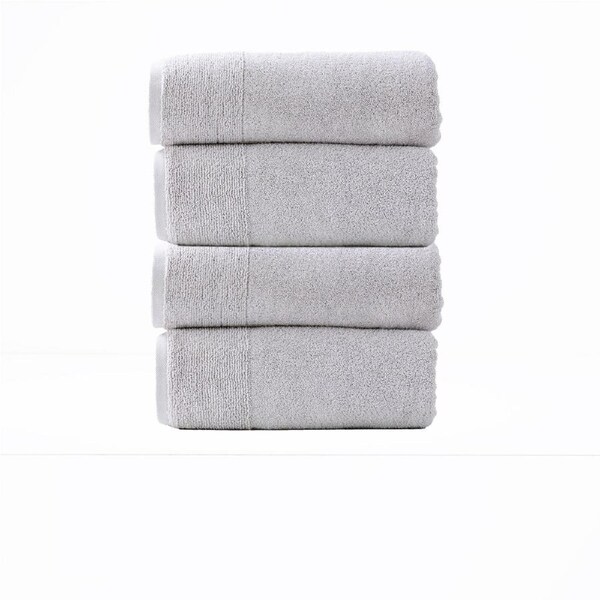 Renee Taylor Aireys 650 GSM Zero Twist 4 Piece Bath Towel Vapour