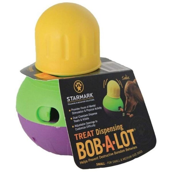 Bob-A-Lot Mini/Small Dog Treat Dispensing Dog Toy