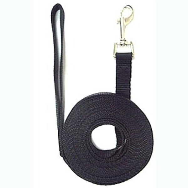 Nylon Black Dog Lead - 7 Meter Long Pet Leash