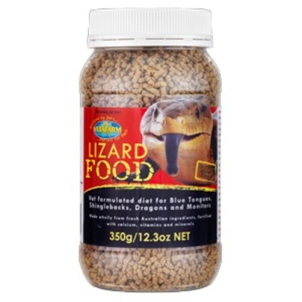 Vetafarm 350g Lizard Food Pellets - Blue Tongues, Shinglebacks, Dragons, Monitors