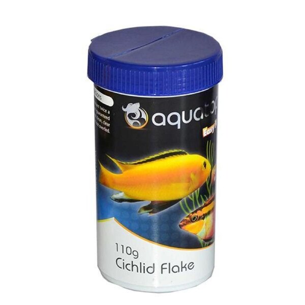 Cichlid Fish Food Flakes (110 Grams) Aquatopia 110g