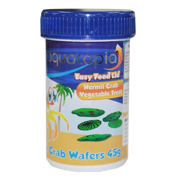 Hermit Crab Food Wafers (45 Grams) Aquatopia 45g