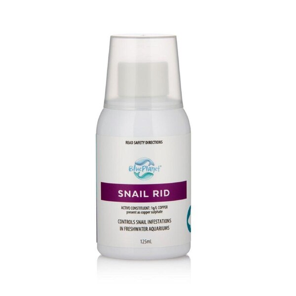 Aquarium Snail Rid for Fish Tanks - 125ml (Blue Planet) Kill Unwated Snails