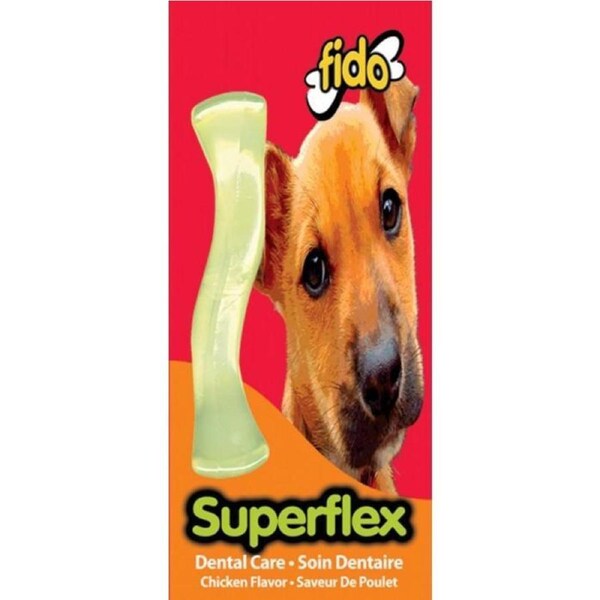 Superflex Nylon Dog Bone - Chicken Flavoured - Small - 11cm - Fido