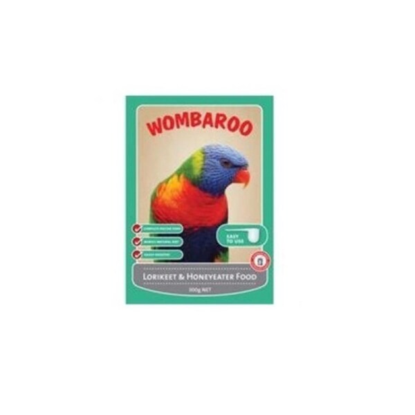 Wombaroo Lorikeet & Honeyeater Bird Food - 300 Gram