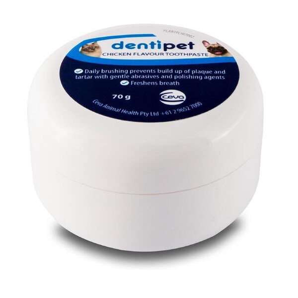 Dentipet Chicken Flavoured Pet Toothpaste for Dogs & Cats - 70g