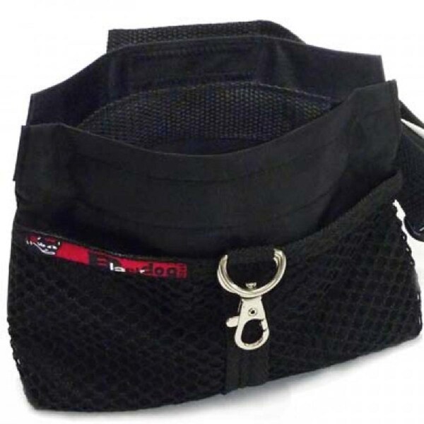 Black Dog Treat Pouch for Dog Training - Black