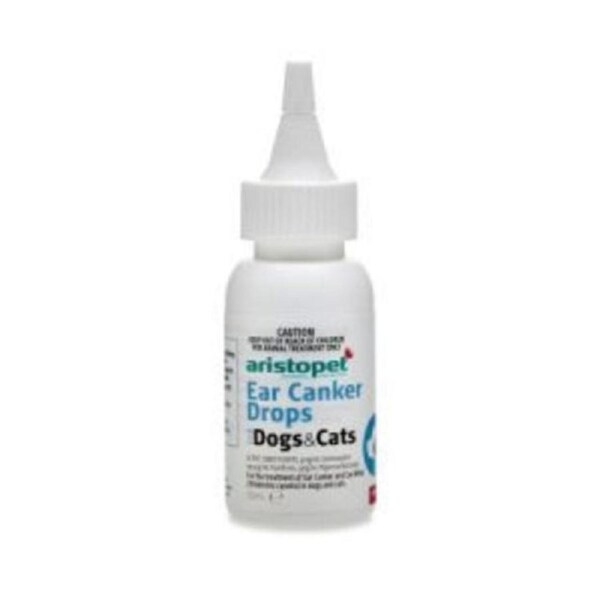 Aristopet 50ml Ear Canker Drops for Dogs & Cats
