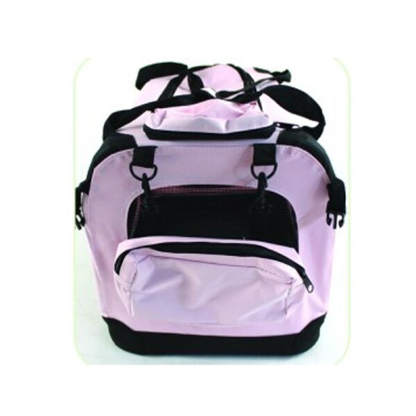 Soft Pet Crate for Dogs, Puppies, Cat or Kittens - Pink - Large (70x52x52cm)