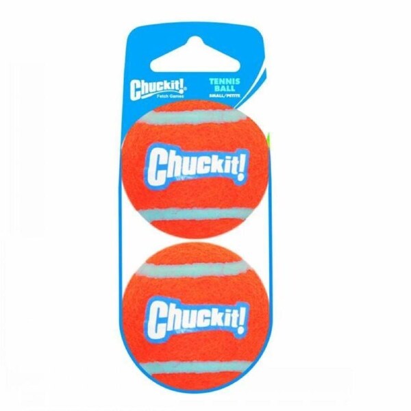 Dog Small Tennis Balls for Small Chuck It Launcher - 2 Balls (5cm Diameter)
