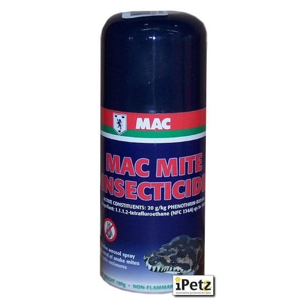 MAC Reptile Mite Insecticide Spray for Snakes - 100g