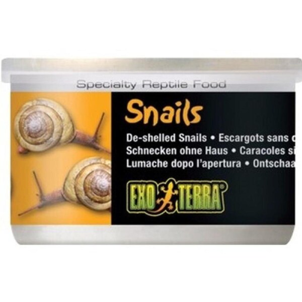 Exo Terra 48 gram Snails De-shelled Reptile Food