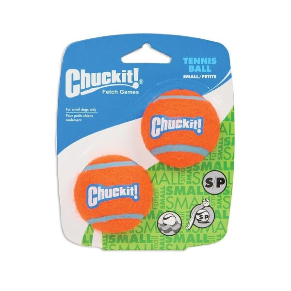 Small Chuck It Tennis Ball for Dogs -2 Pack - 5cm (ChuckIt)