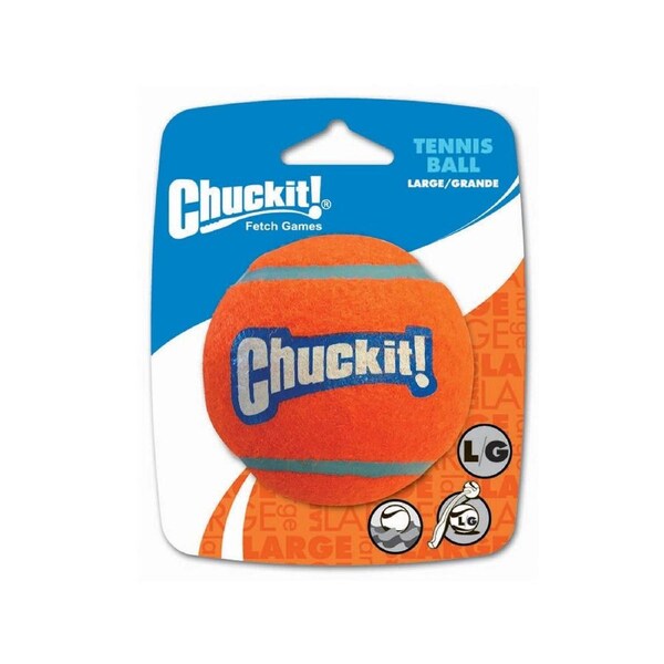 Fantastic Large Chuck It Tennis Ball Dog Toy 1 Pack - 8cm (ChuckIt)