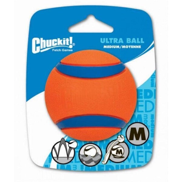Ultra Medium Chuck It Dog Ball Toy 1 Pack - 6cm (ChuckIt)