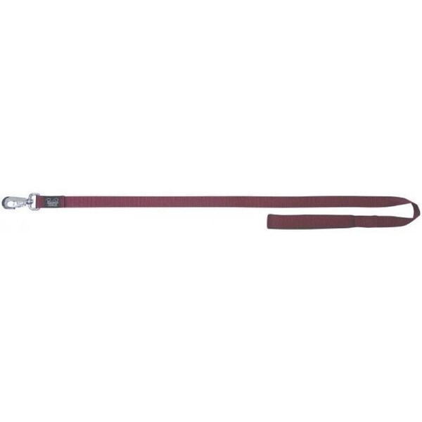 Burgundy Soft Padded Dog Lead - 25mm x 122cm (Prestige Pet Leash)