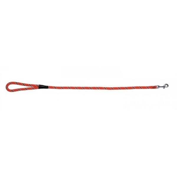 Round Mountain Dog Lead - Colour Red (13mm x 122cm) Prestige Pet Leash