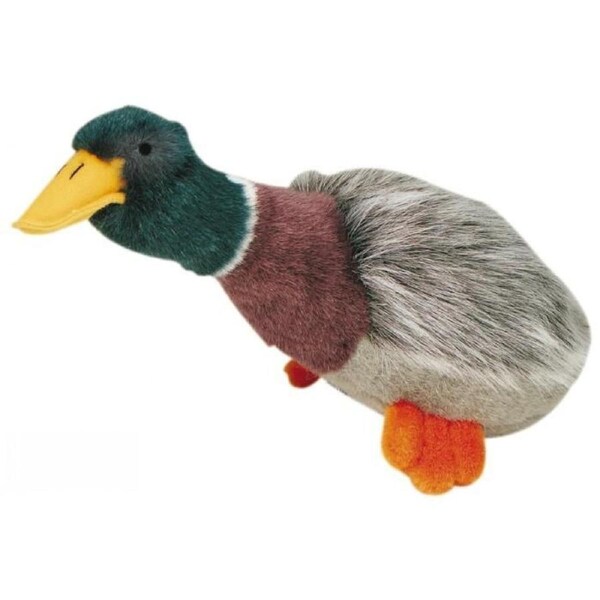 Large Multipet Migrator Mallard Squeaker Soft Plush Dog Toy (38cm)