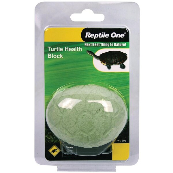 Turtle Health Block 60 Gram with Calcium, Vitamin D & Minerals (Reptile One)