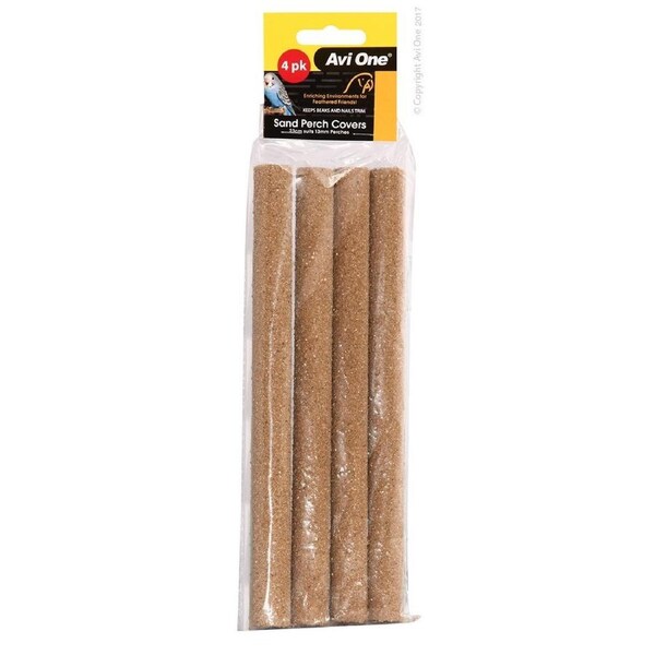 4 Pack of Bird Sand Perch Covers for Bird Perches (Avi One)