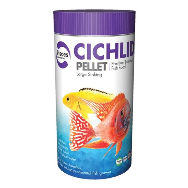 Cichlid Pellets - Large (3mm) 320g Pisces